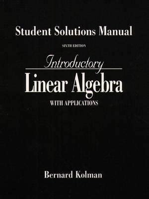Download Solution Introductory Linear Algebra Kolman 8Th Edition 