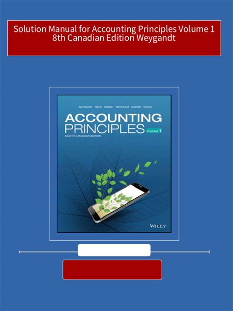Read Solution Manual Accounting Principle Edition 1 