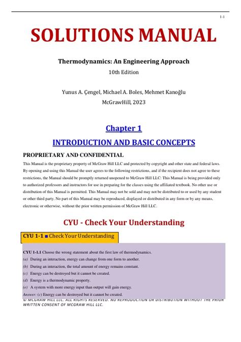 Read Solution Manual Cengel Chapter 9 