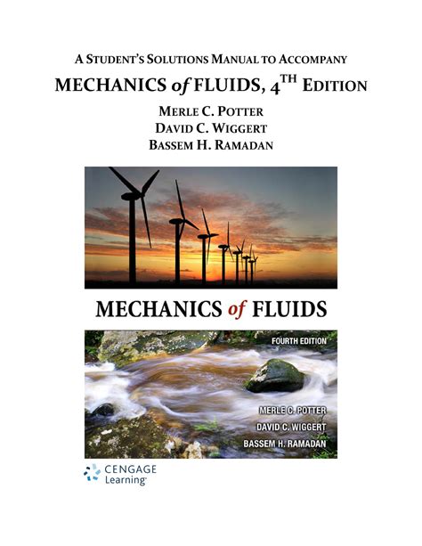 Read Online Solution Manual Fluid Mechanics Merle C Potter 