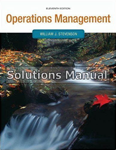 Full Download Solution Manual For Operations Management 11Th Edition 
