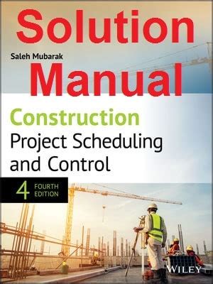 Read Solution Manual Mubarak Scheduling 