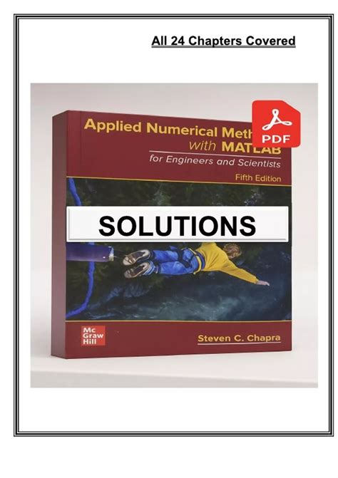 Download Solution Manual Numerical Methods For Engineers 5Th Edition 