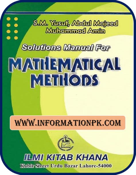 Read Solution Manual Of Mathematical Methods By Sm Yousuf 