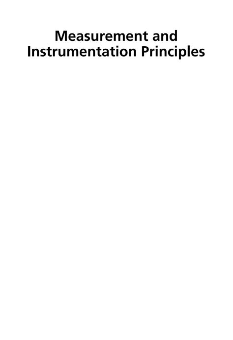 Read Online Solution Manual Of Measurement And Instrumentation Principles 