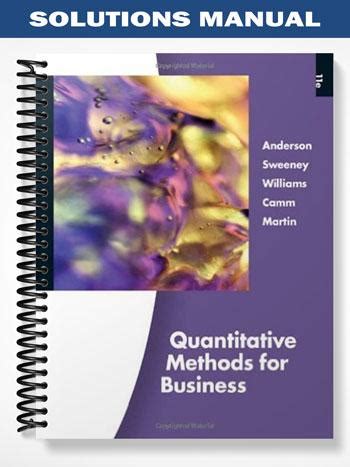 Read Online Solution Manual Quantitative Methods For Business 11Th Edition 