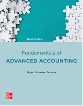 Full Download Solution Manual To Advanced Accounting 9Th Edition By Hoyle 