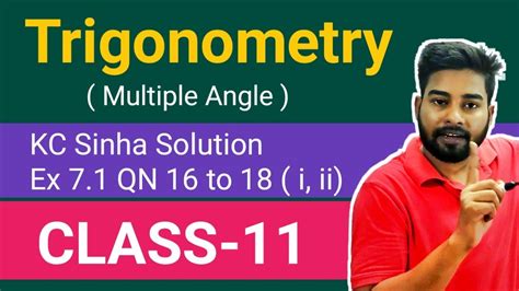 Read Online Solution Of Kc Sinha Class 11 Trigonometry 