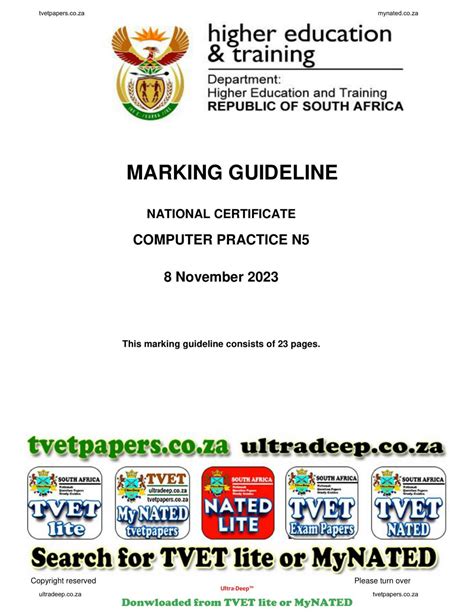 Download Solution Of N5 Paper Memorandum 