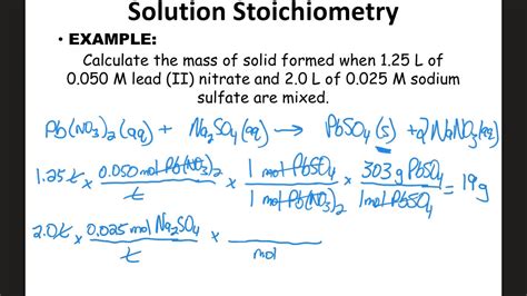 Read Solution Stoichiometry Lecture Notes 