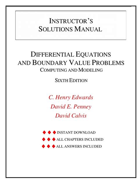 Solutionnagle Differential Equations 6th Edition