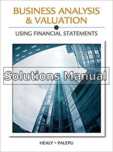 solutions business analysis and valuation