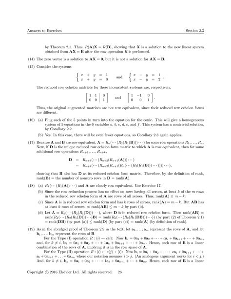 solutions for elementary linear algebra 10th edition