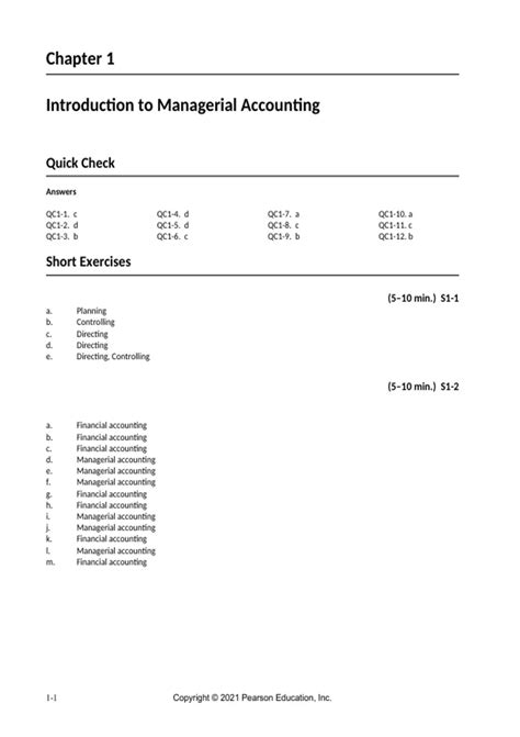 solutions managerial accounting 6e