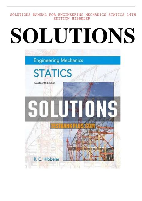 Solutions Manual Engineering Mechanics Statics 13th