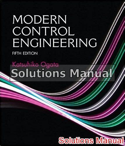 solutions manual modern control engineering