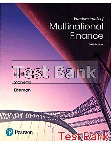 Solutions Multinational Finance Test Bank Solution Manuals