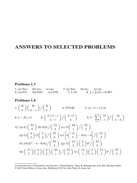 Solutions Of Selected Problems For Mathematical Methods In The Physical Mary L Boas