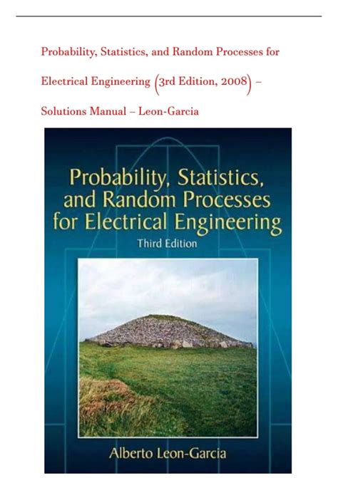 Solutions Probability Leon Garcia