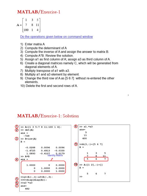 Solutions To Exercises Matlab Cleve Moler