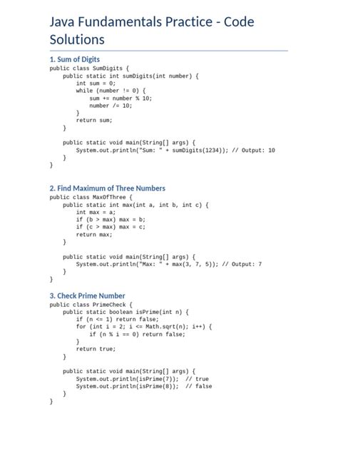 solutions to java programming exercises 9th edition