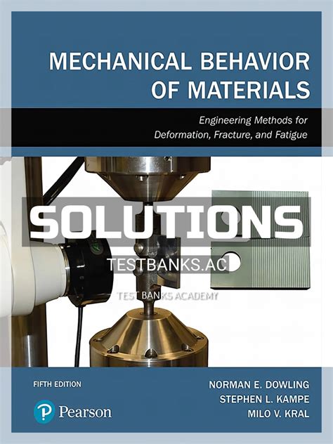 Solutions To Mechanical Behavior Of Materials Hosford