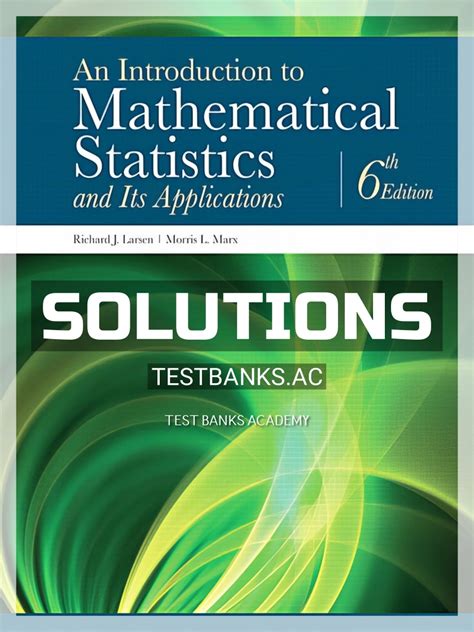 solutions walpole 6th edition statistics