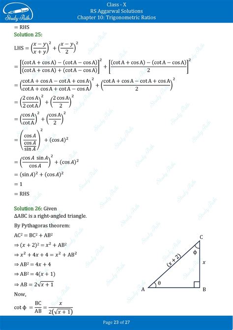 Download Solutions For Rs Aggarwal Class 10 