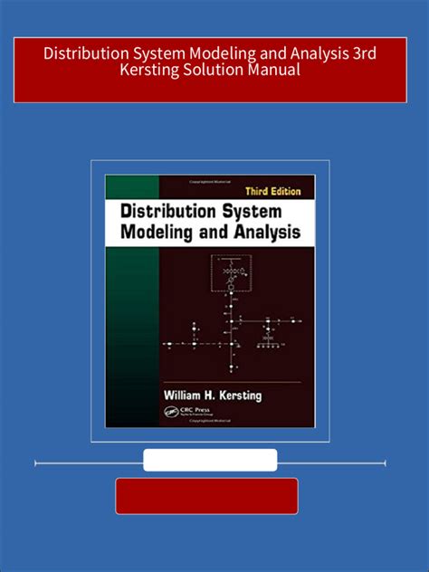 Download Solutions Manual For Distribution System Modeling And Analysis Pdf Book 