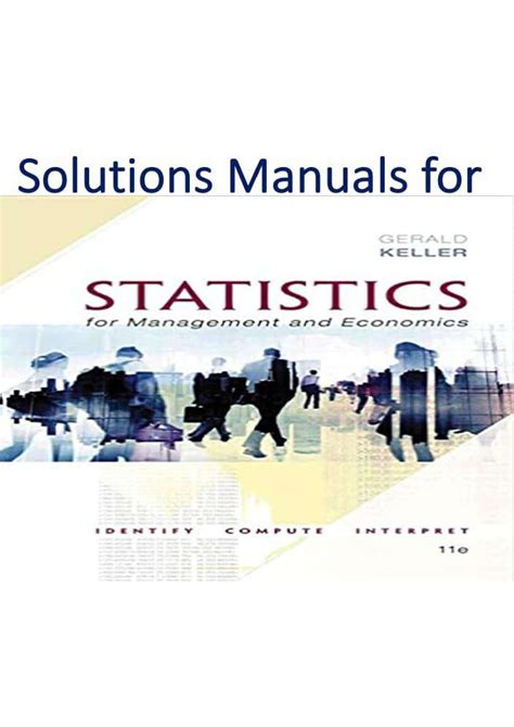 Full Download Solutions Manual For Gerald Keller Statistics 