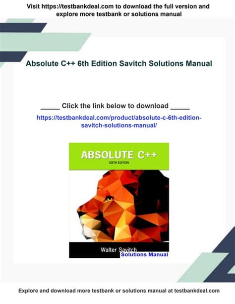 Download Solutions Manual For Lecture Tutorials 