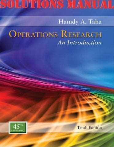 Read Solutions Manual Operations Research An Introduction By Hamdy A Taha 