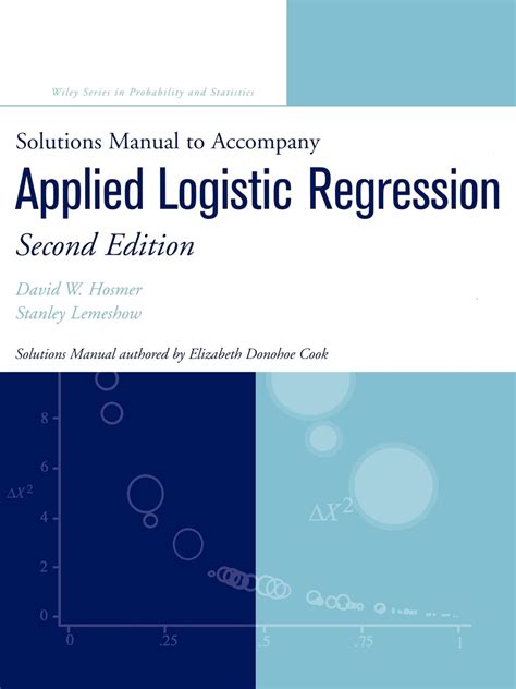 Read Solutions Manual To Accompany Applied Logistic Regression 