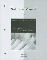 Download Solutions Manual To Accompany Principles Of Corporate Finance 10Th Edition 