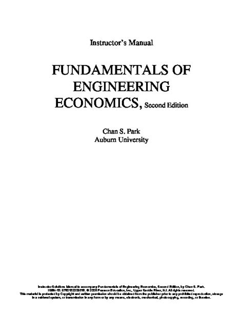 Full Download Solutions Manual To Fundamentals Of Engineering Economics 2Nd Pdf 