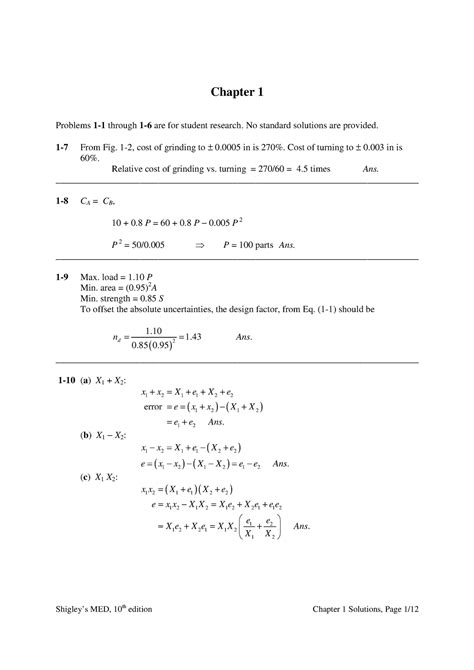 Download Solutions To Chapter 1 Problems 