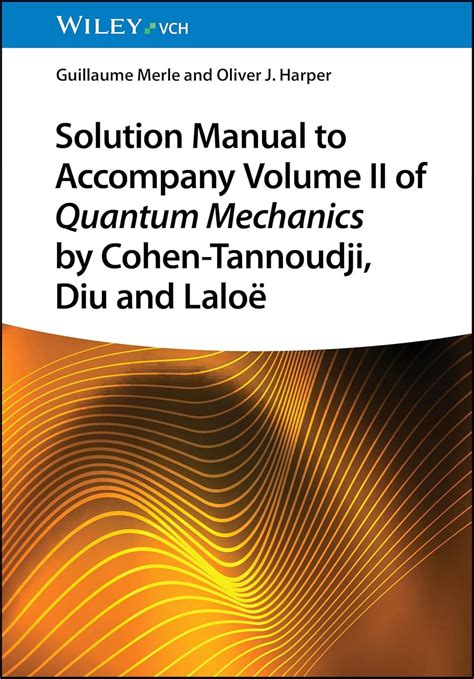 Read Online Solutions To Cohen Tannoudji 