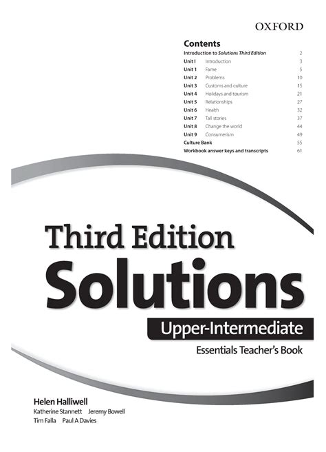 Read Online Solutions Upper Intermediate Teacher Students Key 