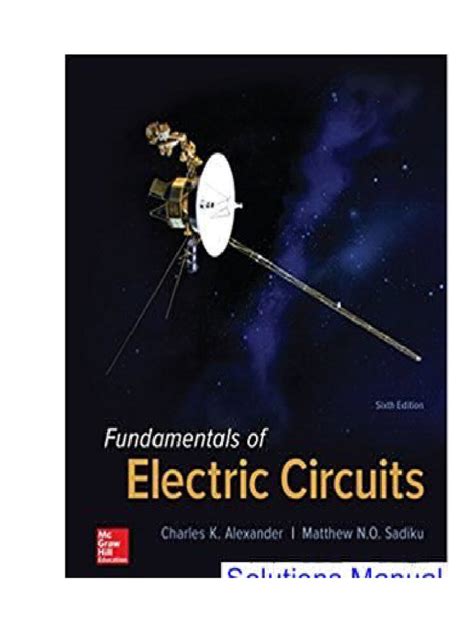 Solutionsofelectric Circuit Analysis For Alexander Sadiku Manual