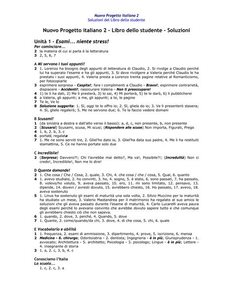 Soluzioni Libro Brilliant 2