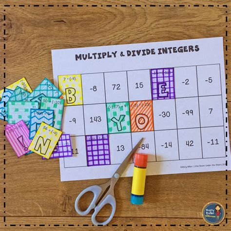 Solve Color Cut Self Checking Math Activities Little Color And Cut Activities - Color And Cut Activities