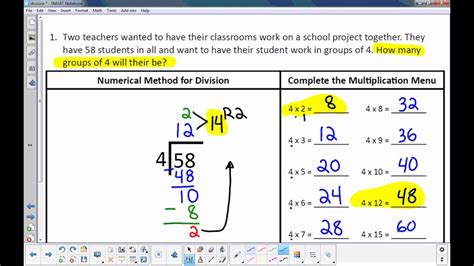 Solve Division   Using Division To Solve One Step Algebraic Equations - Solve Division