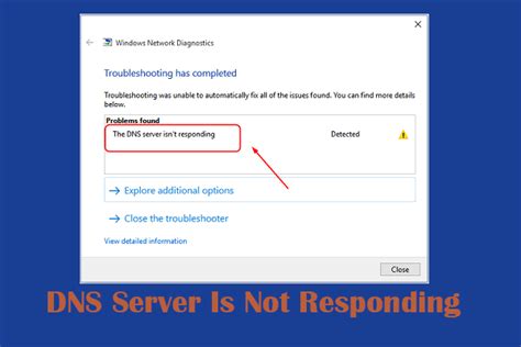 solve dns server is not responding