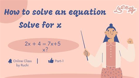 Solve For The X