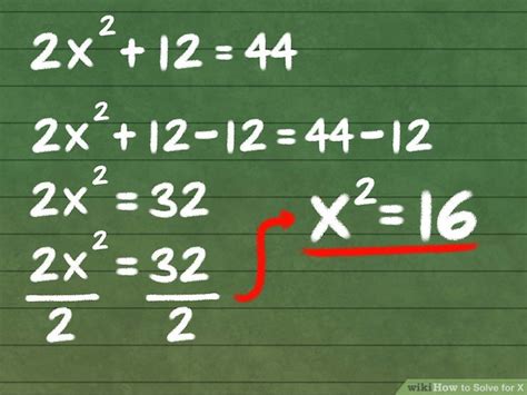 Solve For X