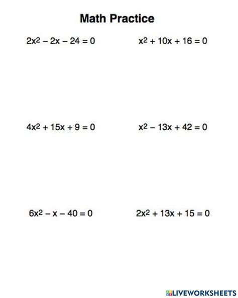 Solve Quadratics By Factoring Worksheet Solve By Square Roots Worksheet - Solve By Square Roots Worksheet