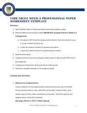 Solved 75248 Nr351 Week 4 Professional Paper Worksheet Apa Citation Worksheet With Answers - Apa Citation Worksheet With Answers