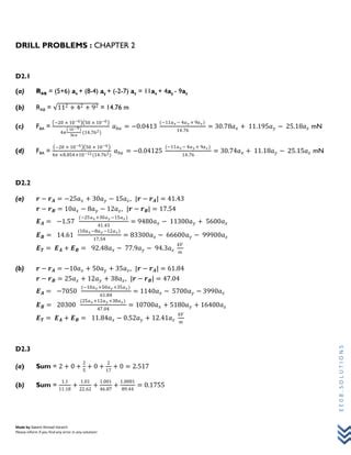 Solved Drill Problems Of Engineering Electromagnetics