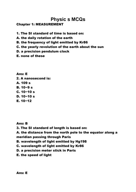 Solved Fsc Physics Mcqs