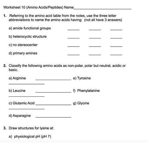 Solved Worksheet Determination Of Protein Amino Acids From Codon Worksheet Answer - Codon Worksheet Answer